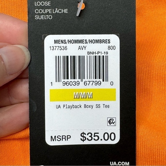 NWT Under Armour Playback Boxy Short Sleeve Tee Medium - Picture 5 of 10